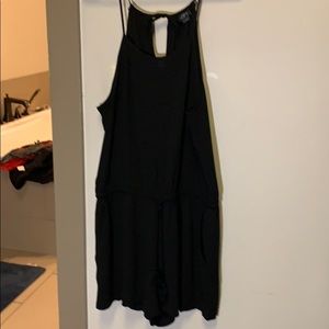 Loft black romper